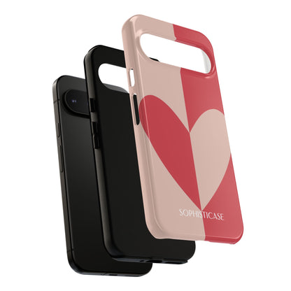 Be Mine in Red and Brown - iPhone Case, Samsung Galaxy Case, Google Pixel Case