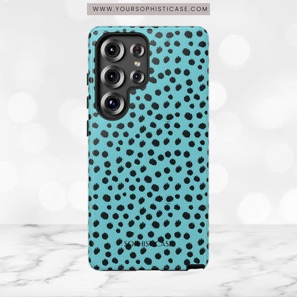 Cheetahs and Liars in Aqua - Tough Phone Case