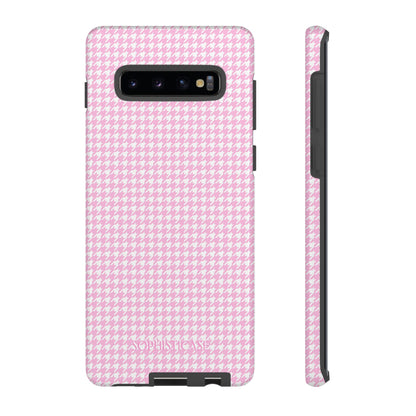 Tough Case - Houndstooth in Pink