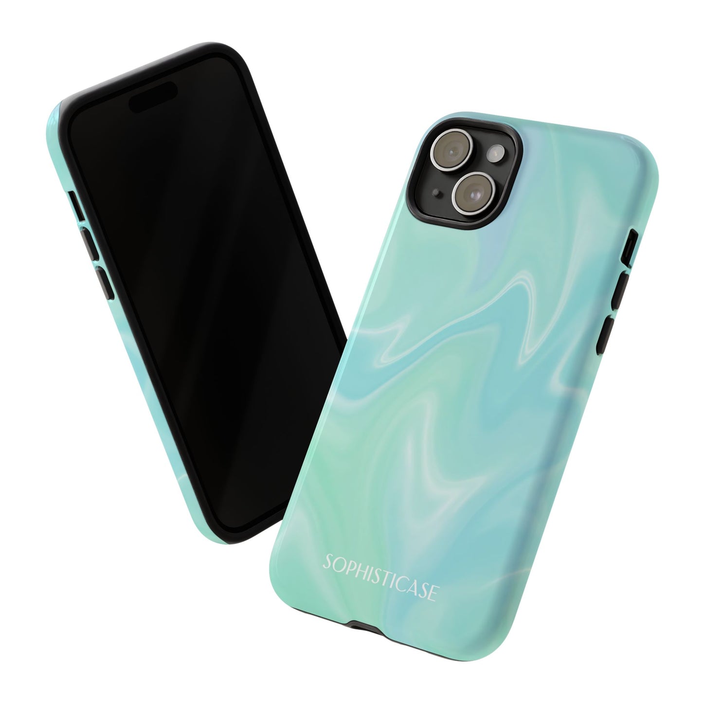 Liquid Magic in Green Haze - iPhone Case
