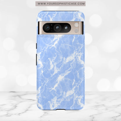 Marble Crush in Blue - Tough Phone Case