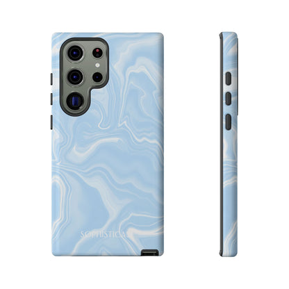 Liquid Dreams in Blue - Protective Phone Case for Samsung Galaxy