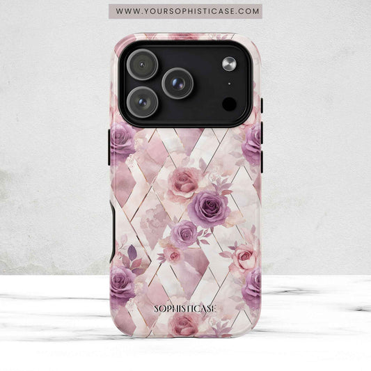 Royal Floral in Mauve Rose - iPhone Magsafe Case