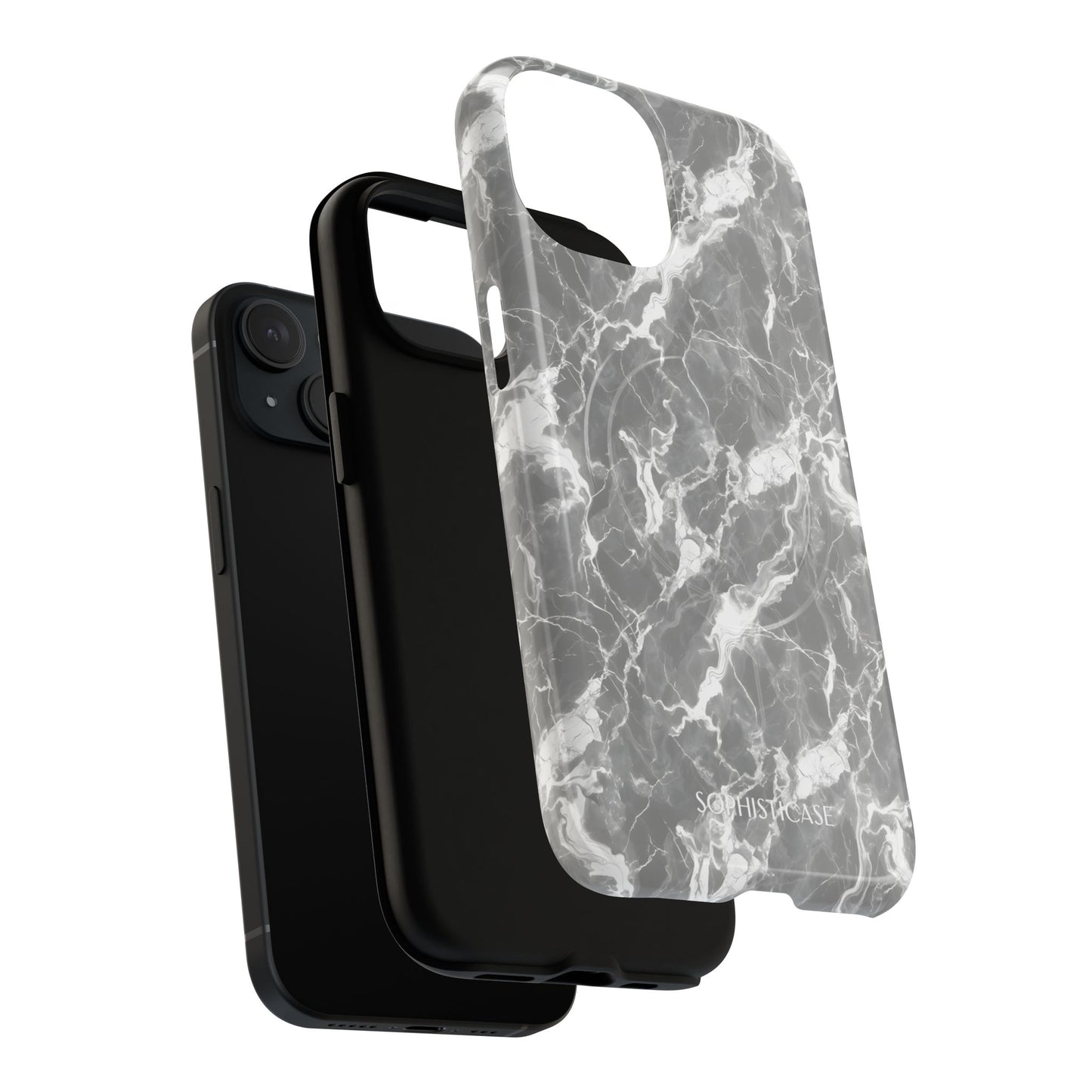 Marble Crush in Grey - Magsafe Case