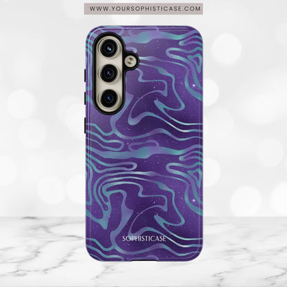Cosmic Gold in Blue & Purple - iPhone Case, Samsung Galaxy Case, Google Pixel Case