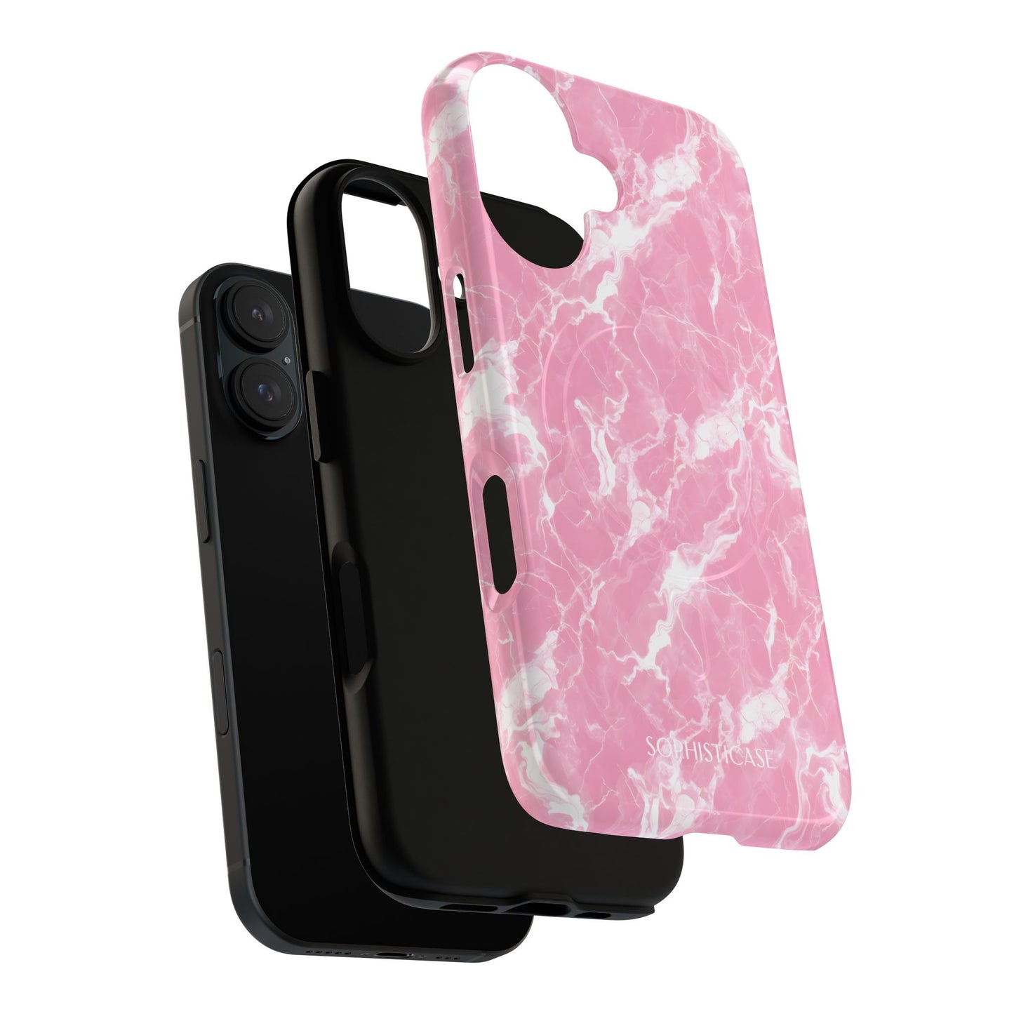 Marble Crush in Pink - Magsafe Case