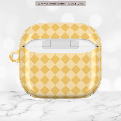 AirPod Cases - Diamond Diva in Mustard