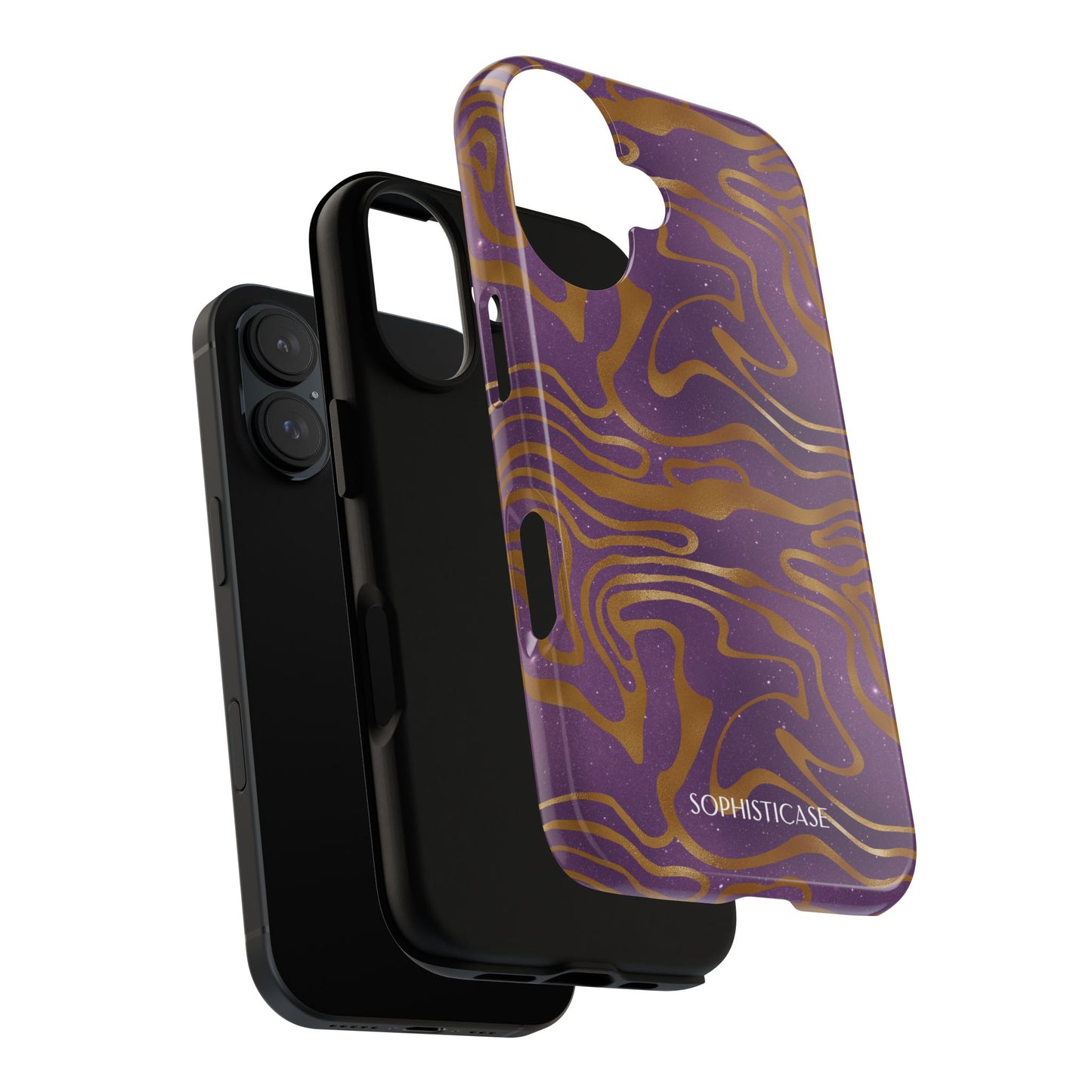 Cosmic Zebra in Purple - iPhone Case, Samsung Galaxy Case, Google Pixel Case