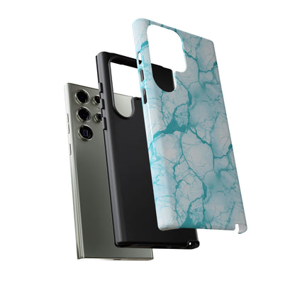Marble Opulence in Aqua - Tough Phone Case