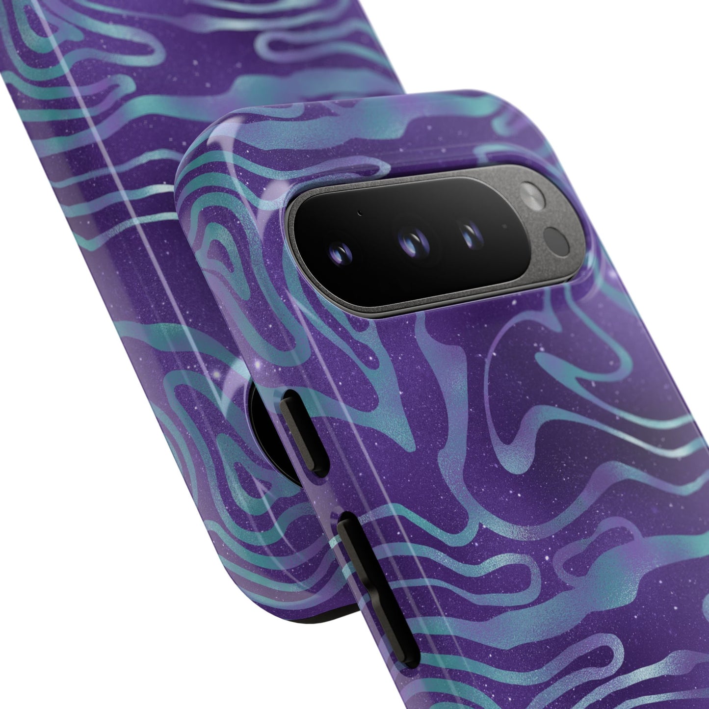 Cosmic Gold in Blue & Purple - iPhone Case, Samsung Galaxy Case, Google Pixel Case