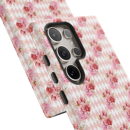 Rose Diamond Romance in Juliette - Tough Phone Case