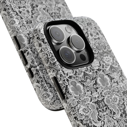 Luxe Lace in Black - Magsafe Case