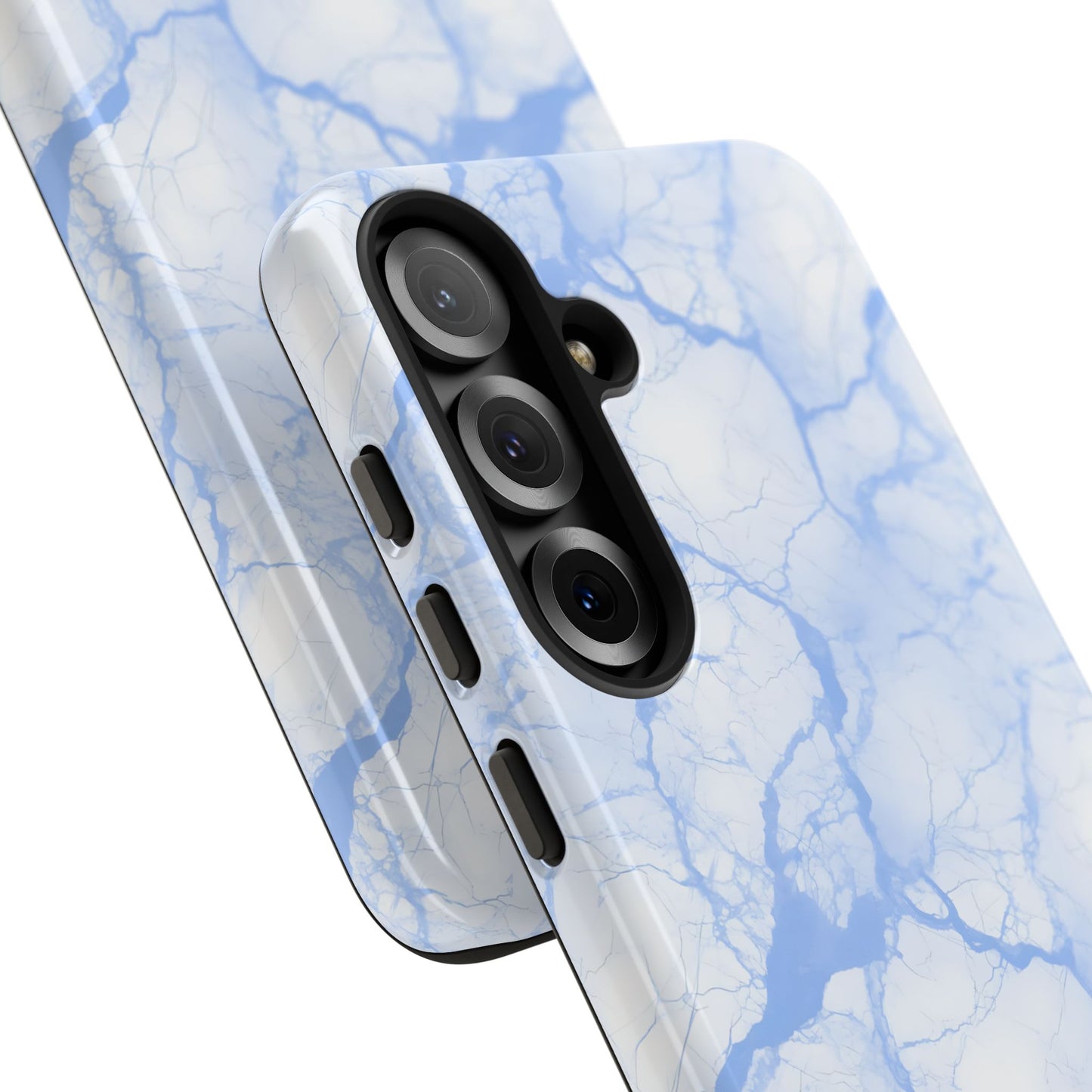 Marble Opulence in Blue - Tough Phone Case