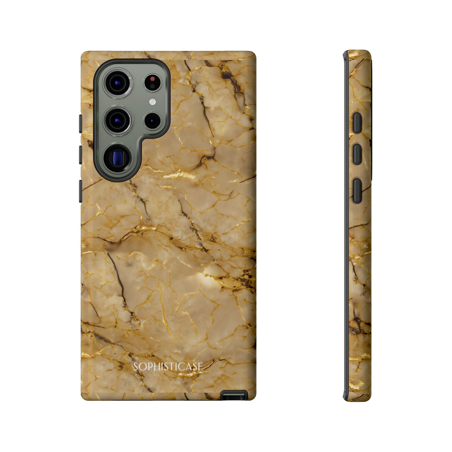 Marble Opulence in Gold - iPhone Case, Samsung Galaxy Case, Google Pixel Case