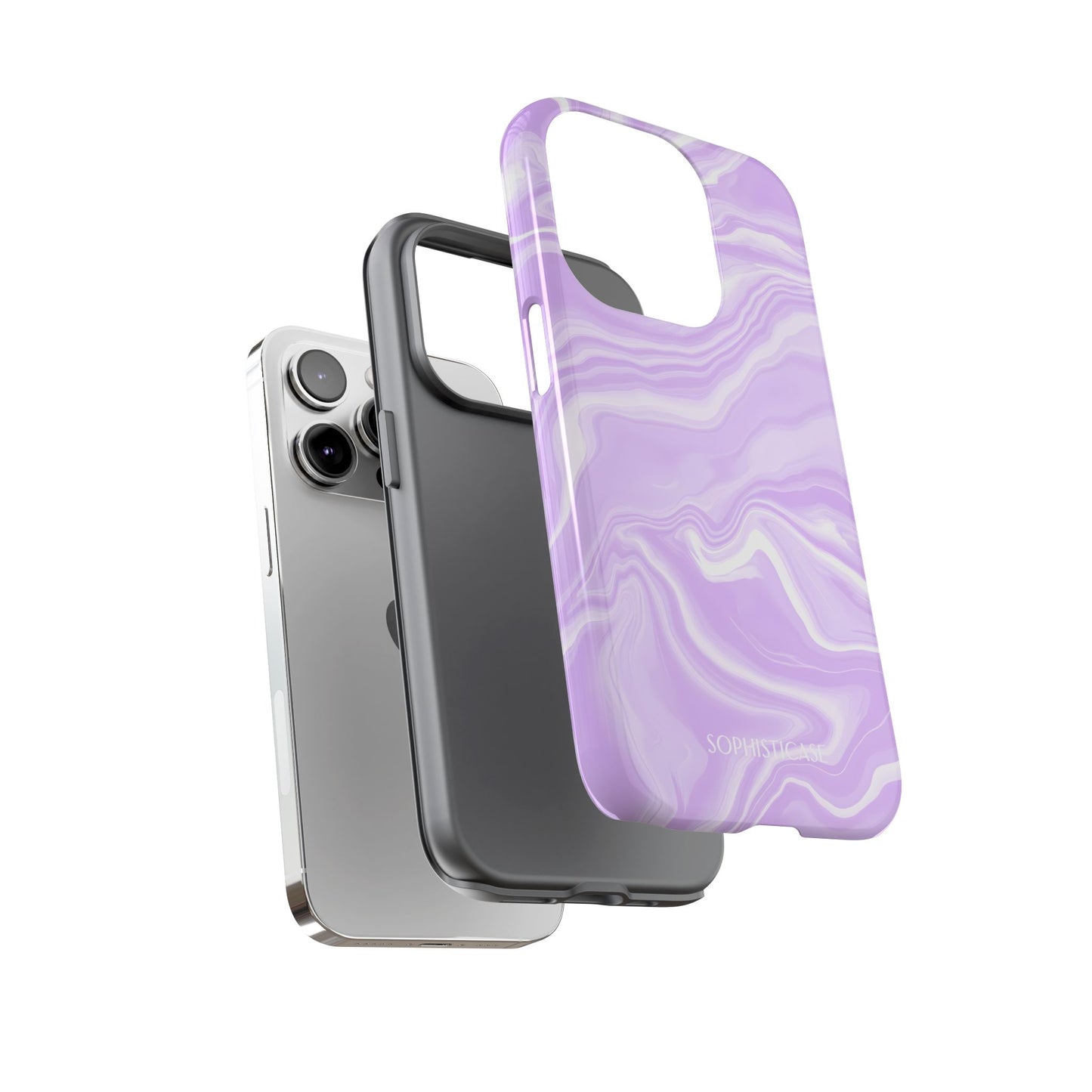 Liquid Dreams in Light Purple - Tough Phone Case