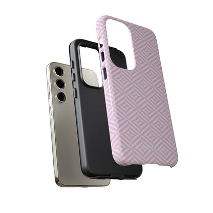 Illusions in Pink - Dual Layer Shockproof Phone Case for iPhone, Google Pixel and Samsung Galaxy