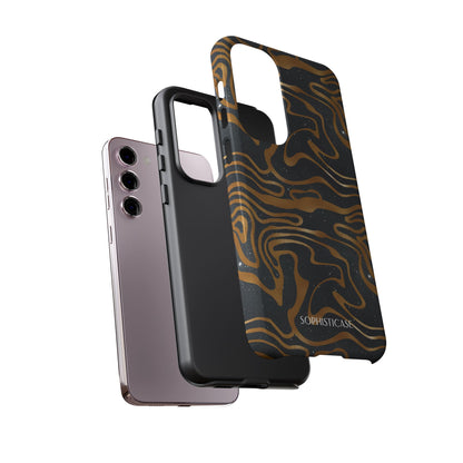 Cosmic Zebra in Black - iPhone Case, Samsung Galaxy Case, Google Pixel Case