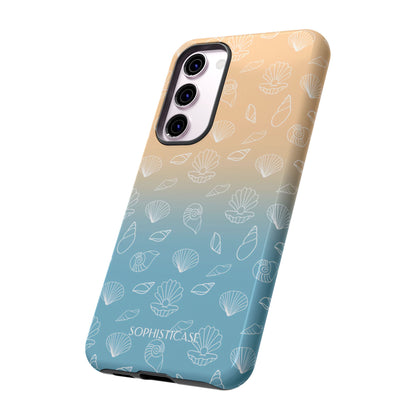 Seashell Society in Sandy Shore - iPhone Case, Samsung Galaxy Case, Google Pixel Case