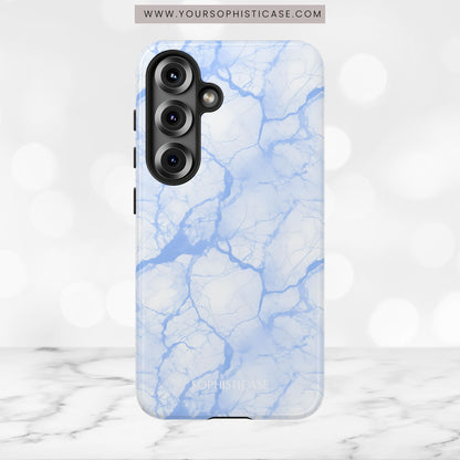 Marble Opulence in Blue - Tough Phone Case