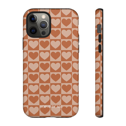 Tough Love in Brown - Tough Phone Case