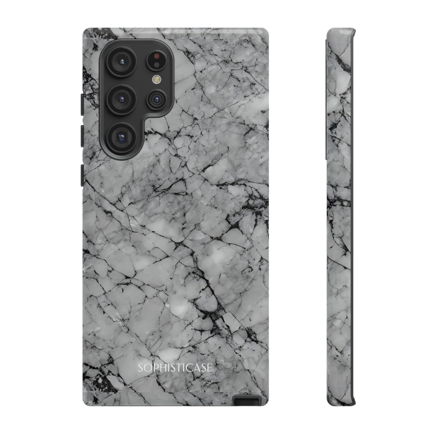 Marble Opulence in Grey - iPhone Case, Samsung Galaxy Case, Google Pixel Case