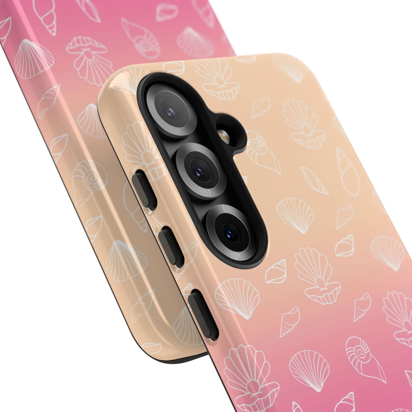 Seashell Society in Sandy Pink Sunset - iPhone Case, Samsung Galaxy Case, Google Pixel Case