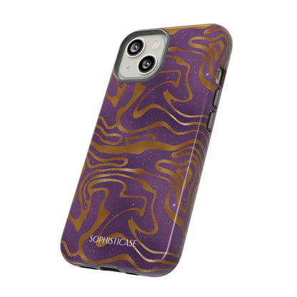 Cosmic Zebra in Purple - iPhone Case, Samsung Galaxy Case, Google Pixel Case