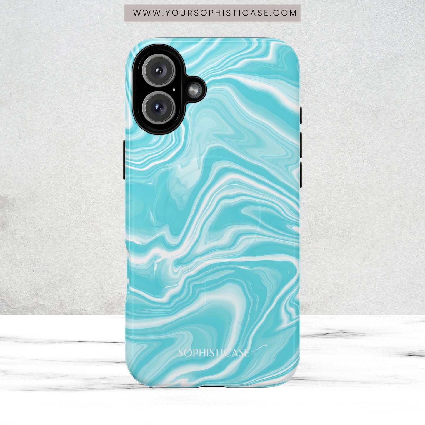 Liquid Dreams in Aqua - Magsafe Case