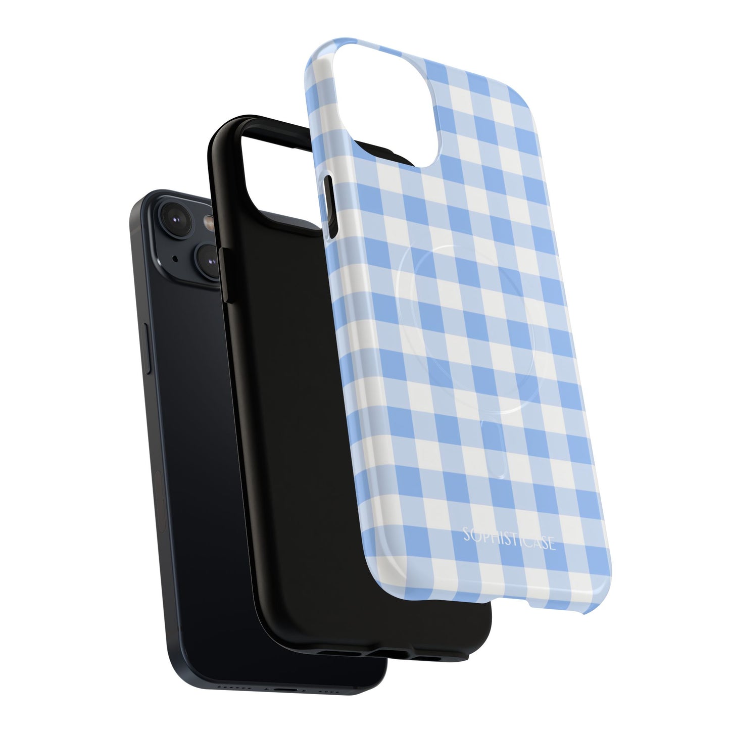 Gingham in Blue - Magsafe Case