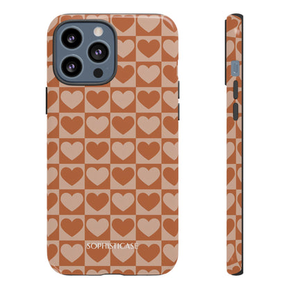 Tough Love in Brown - Tough Phone Case