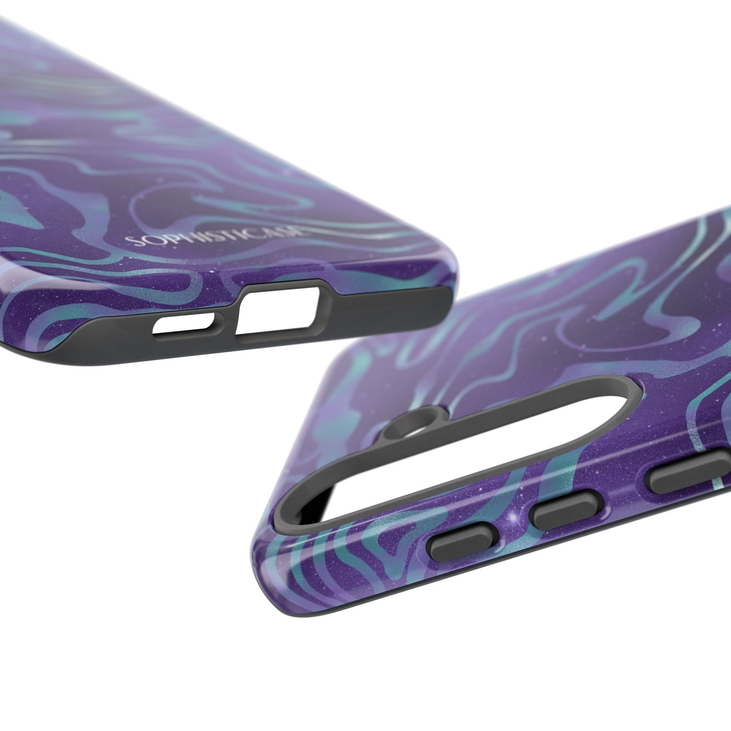 Cosmic Zebra in Blue & Purple - iPhone Case, Samsung Galaxy Case, Google Pixel Case