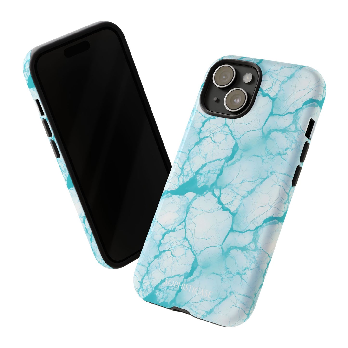 Marble Opulence in Aqua - Tough Phone Case