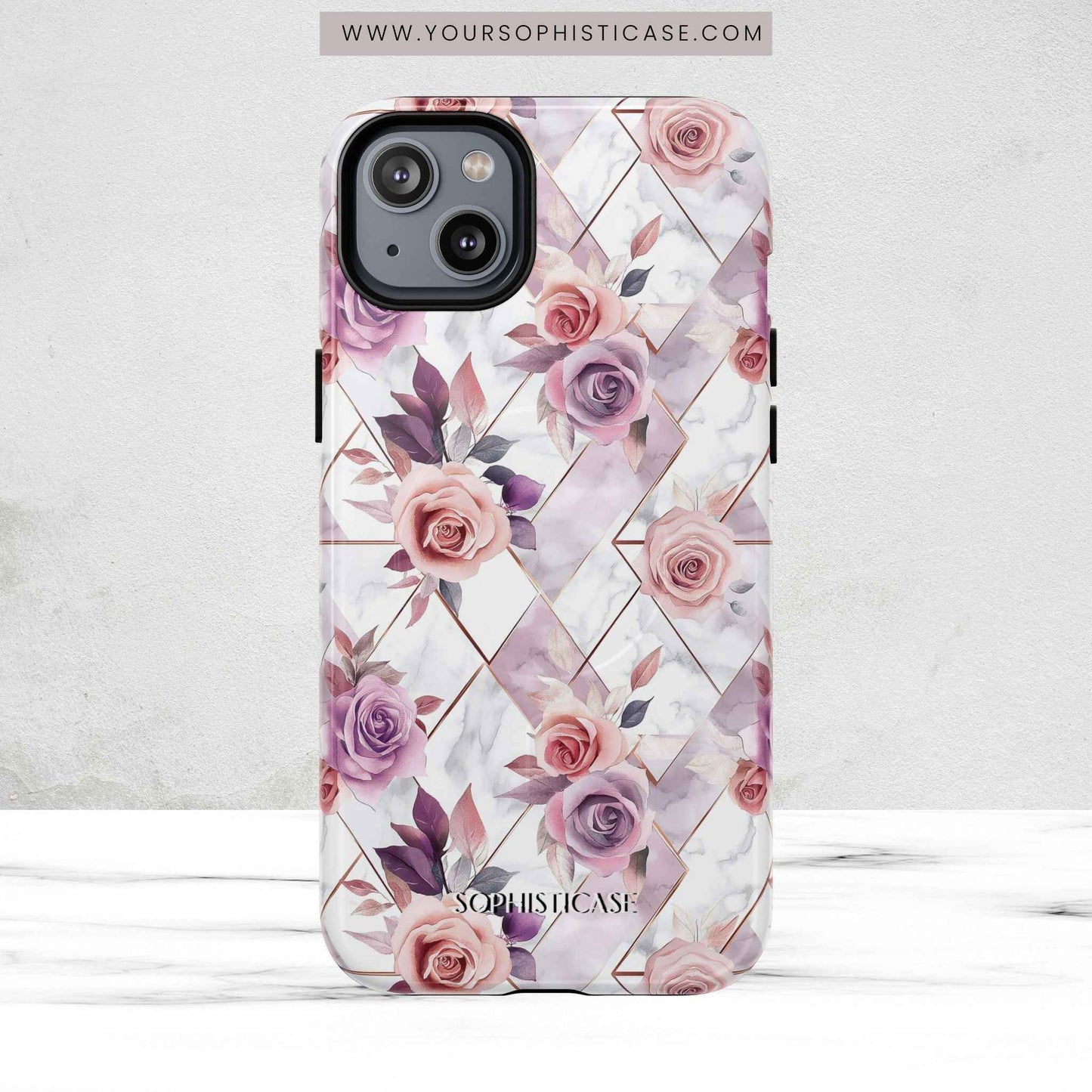 Royal Floral in Blush Manor - iPhone Magsafe Case