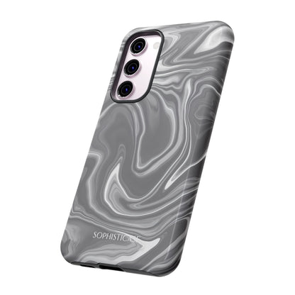 Liquid Dreams in Charcoal - Tough Phone Case