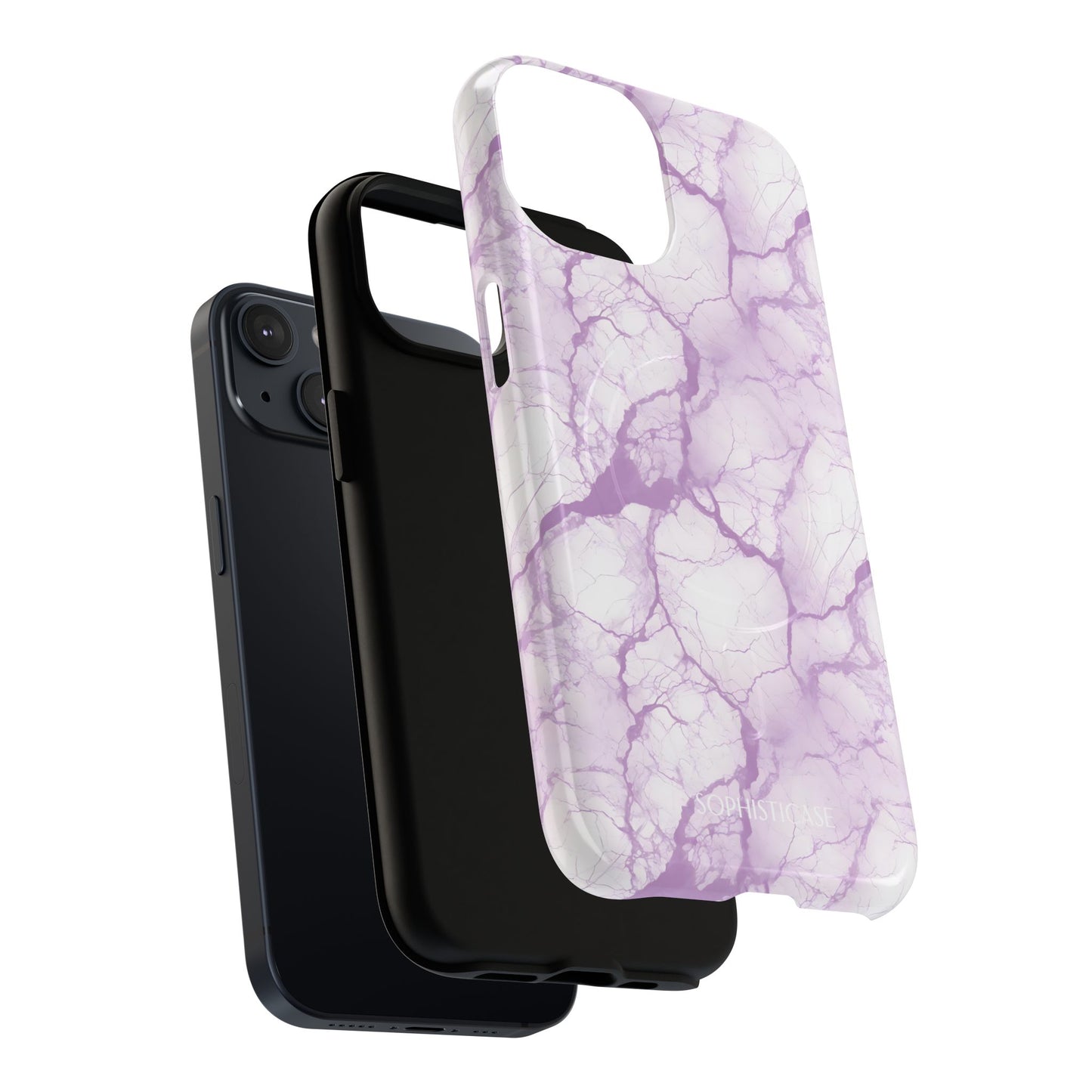 Marble Opulence in Purple - Magsafe Case