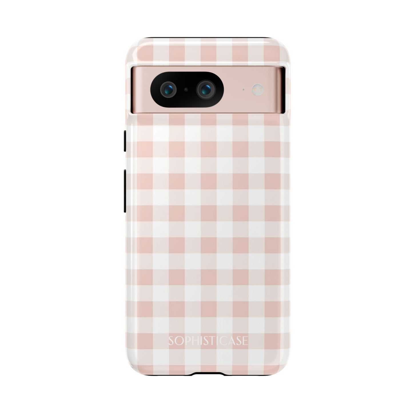 Tough Case - Gingham in Neutral Beige