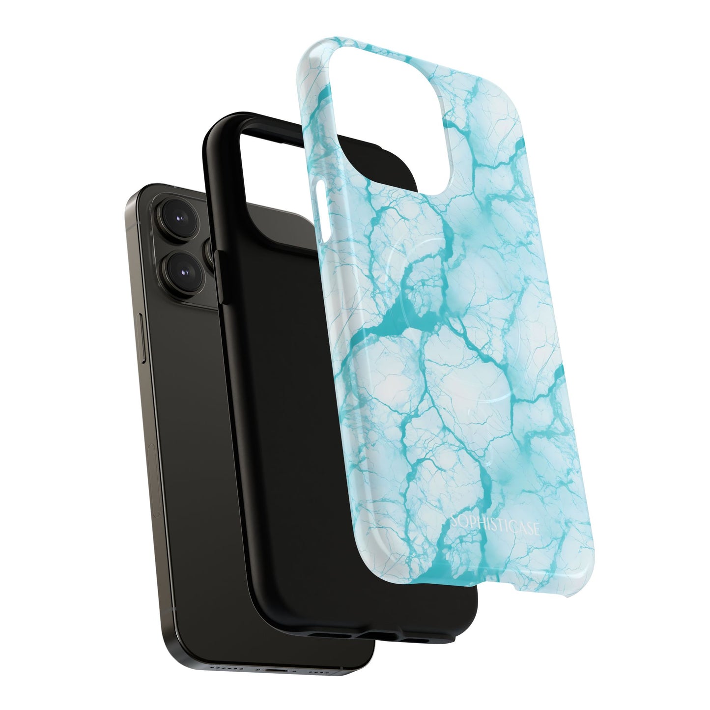 Marble Opulence in Aqua - Magsafe Case