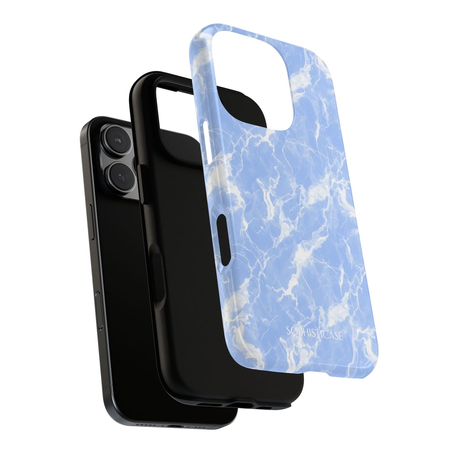 Marble Crush in Blue - Tough Phone Case