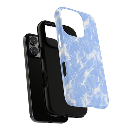 Marble Crush in Blue - Tough Phone Case