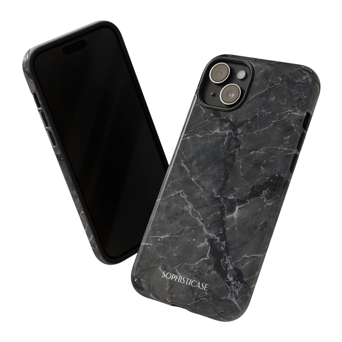 Marble Opulence in Black - iPhone Case, Samsung Galaxy Case, Google Pixel Case