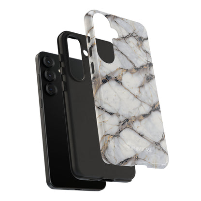 Marble Opulence in Cracked Beige - iPhone Case, Samsung Galaxy Case, Google Pixel Case