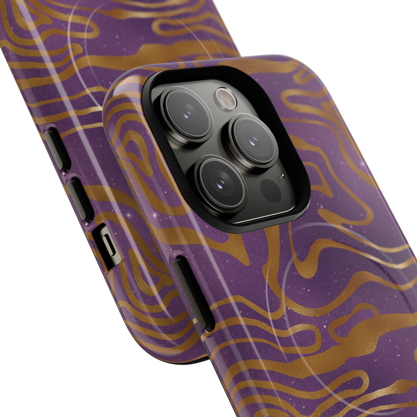 Cosmic Gold in Purple - iPhone Magsafe Case