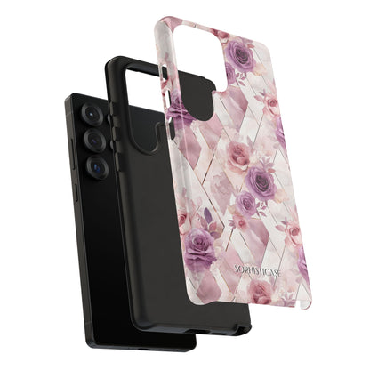 Royal Floral in Mauve Rose - Tough Phone Case