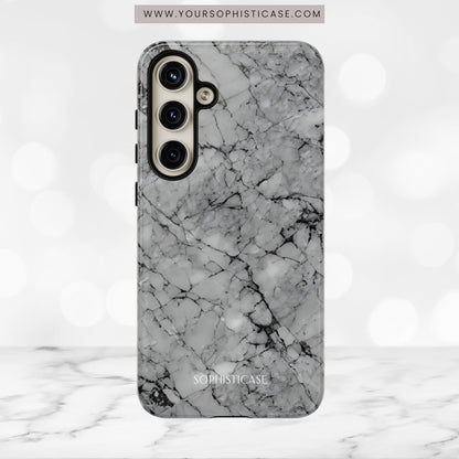 Marble Opulence in Grey - iPhone Case, Samsung Galaxy Case, Google Pixel Case