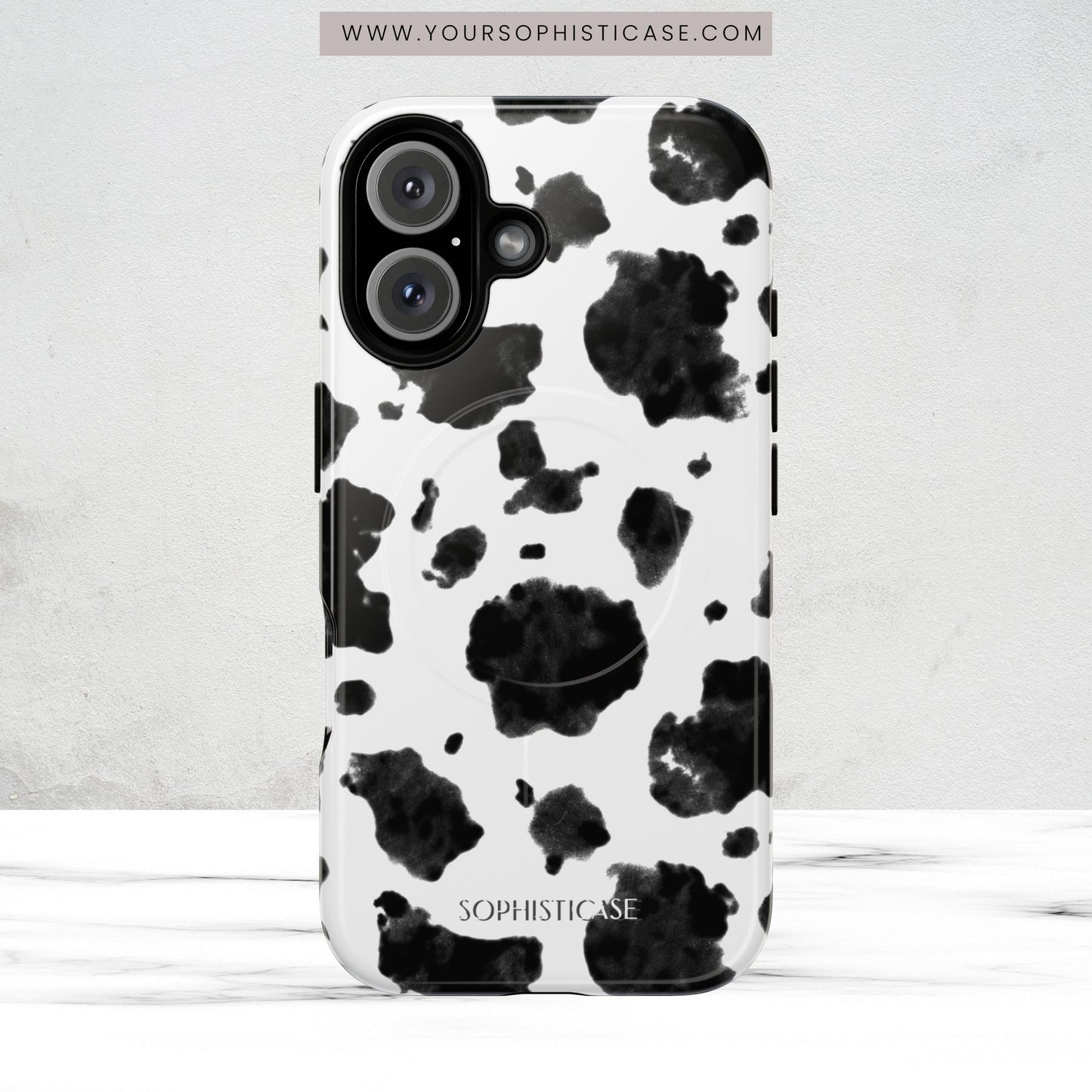 Holy Cow in Black - Magsafe Case