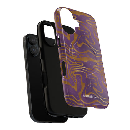 Cosmic Gold in Purple - iPhone Magsafe Case