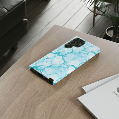 Marble Opulence in Aqua - Tough Phone Case