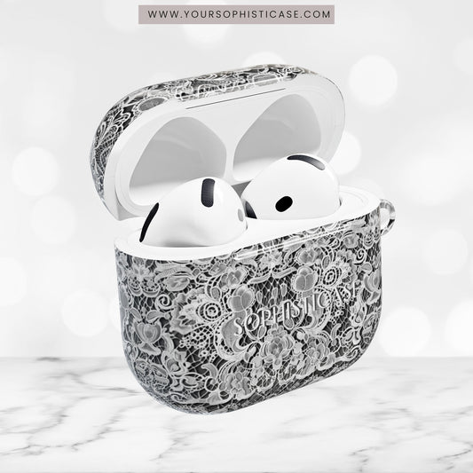 AirPod Cases - Luxe Lace in Black