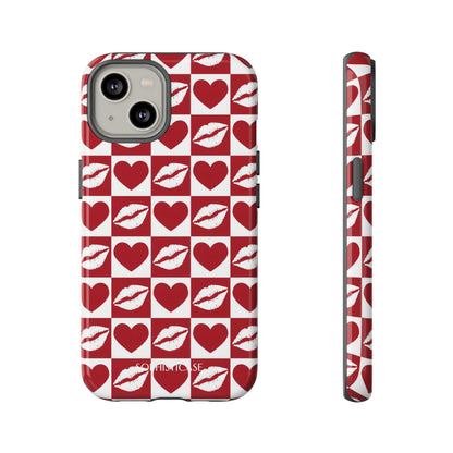 Belle Amie in Red - iPhone Case, Samsung Galaxy Case, Google Pixel Case