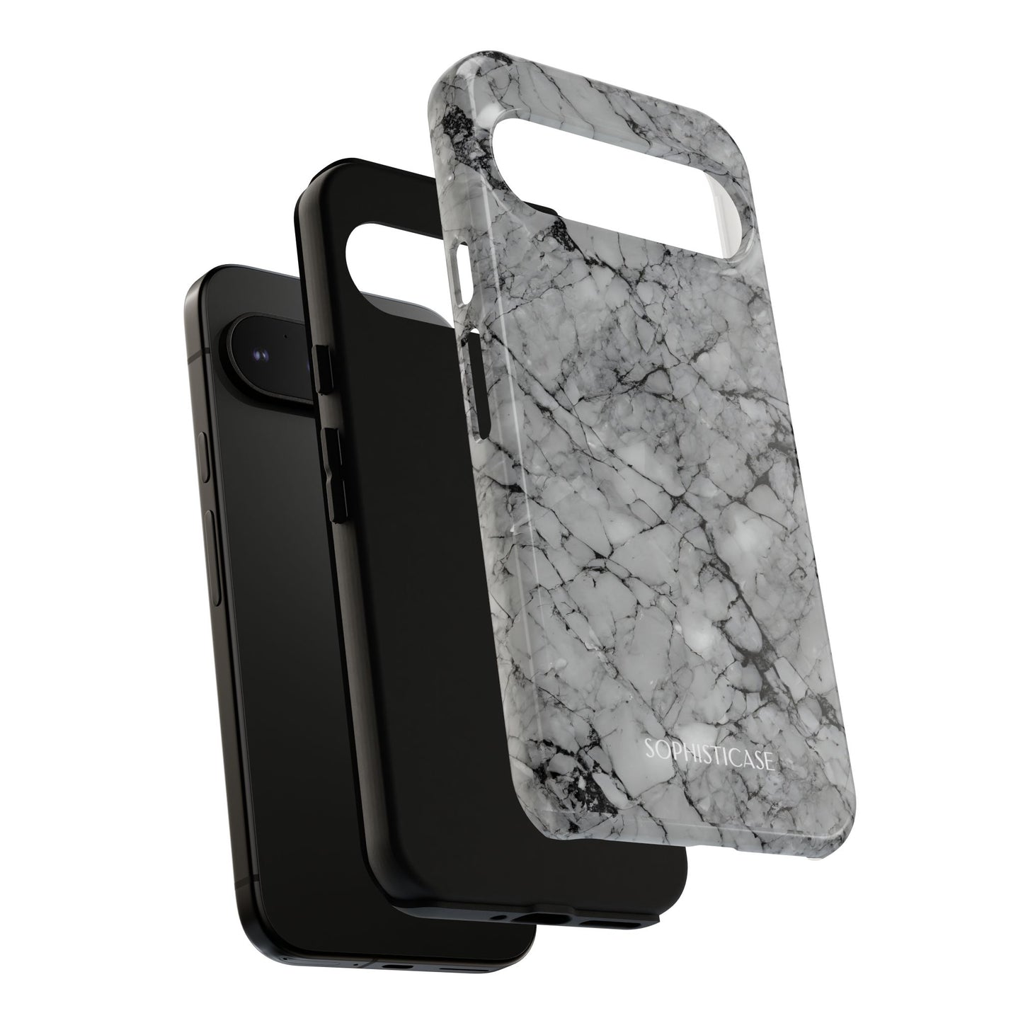 Marble Opulence in Grey - iPhone Case, Samsung Galaxy Case, Google Pixel Case
